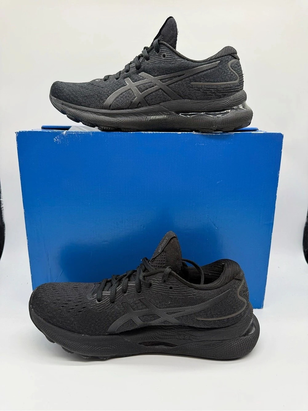 Asics Gel Nimbus 24 ‘Triple Blackʼ Women’s Running Shoes Size US 8 | 1012B201